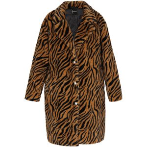 faina Tussenmantel  donkerbruin / zwart