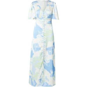 VILA Blousejurk 'VIRavenna'  azuur / greige / pastelgroen