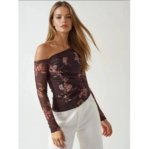 Hiccup Shirt  bruin / chocoladebruin / oudroze / rood