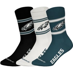Huddle Sokken ' NFL Philadelphia Eagles Crew '  groen / petrol / zwart / wit