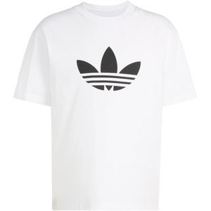 ADIDAS ORIGINALS Shirt 'Adicolor Trefoil'  zwart / wit