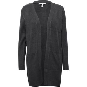 b.young Gebreid vest 'Bynonina'  donkergrijs