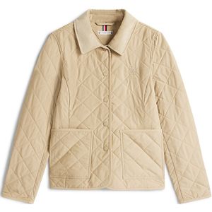TOMMY HILFIGER - Tussenjas - Beige - Gewatteerde Jas