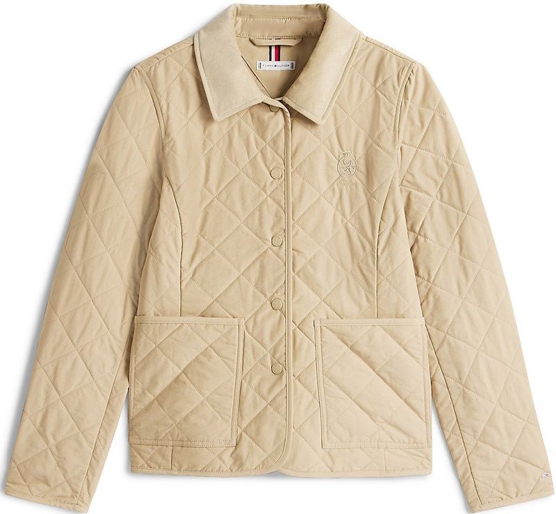 TOMMY HILFIGER - Tussenjas - Beige - Gewatteerde Jas