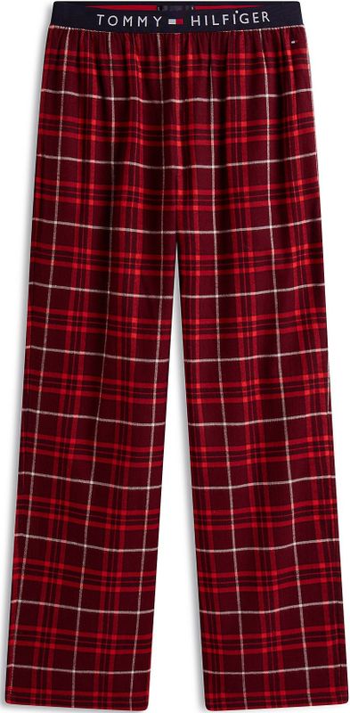 Tommy Hilfiger - Um0um03589 - Pyjamabroek - Blauw - Flanellen