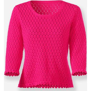 Gebreide Trui - Pink - 100% Katoen