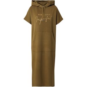 Soyaconcept Jurk 'BANU 252'  goudgeel / olijfgroen