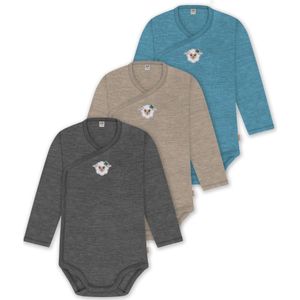 normani Rompertje/body  blauw / taupe / grafiet