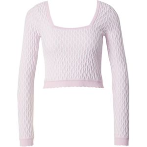 florence by mills exclusive for ABOUT YOU Trui 'Gleeful'  rosa / wit