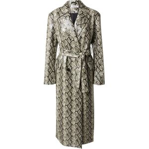 EDITED Tussenmantel 'Anais'  rookgrijs / zwart