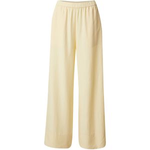 EDITED Broek 'Cataleya'  beige / crème / geel