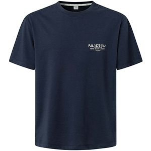 Pepe Jeans Shirt 'Malcom'  navy / wit