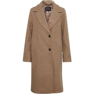 b.young - Tussenmantel 'Cilia' - Bruin - Klassieke Mantel