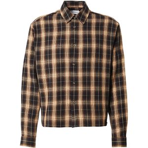 TOPMAN Overhemd  chamois / bruin / donkerbruin