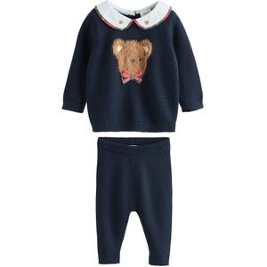 Next Set  navy / bruin / bloedrood / wit