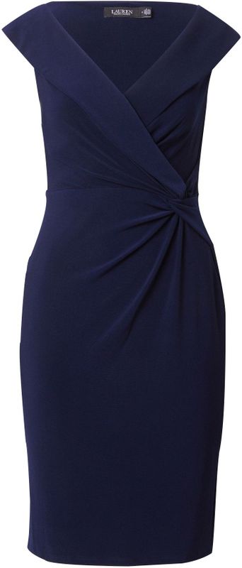 Lauren Ralph Lauren - Leonidas - Cocktailjurk - Navy - Aansluitende Pasvorm