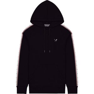 Distorted People Sweatshirt 'Blades'  rood / zwart / wit