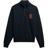 Superdry - Country Club Crest - Half Rits Trui - Losse Pasvorm