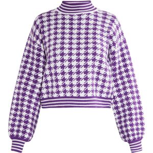 faina Trui  lila / wit