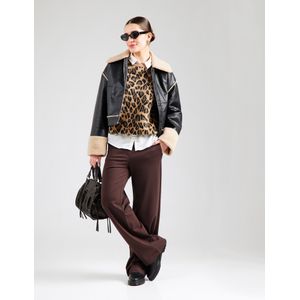 FRNCH PARIS Trui  bruin / cappuccino / zwart