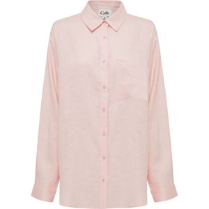 Calli Blouse 'LINEN BF'  pink