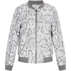 NALLY Tussenjas  greige / lichtgrijs / wit