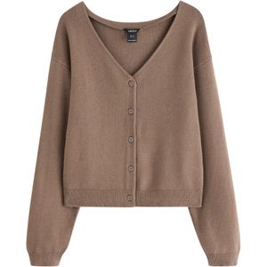 Lindex Gebreid vest 'Stina'  bruin