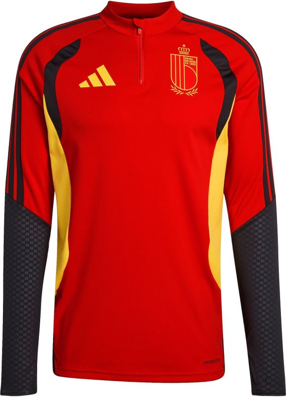 ADIDAS PERFORMANCE Functioneel shirt 'RBFA'  geel / rood / zwart