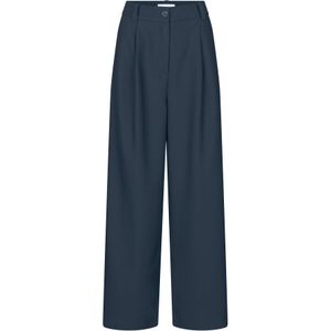 Modström - Wide Pants Galemd 2 - Broeken - Donkerblauw - Polyester