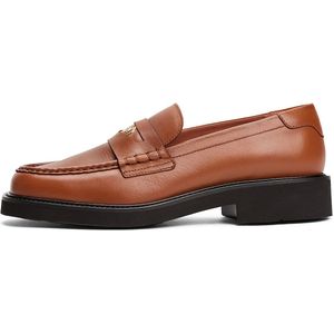 Tommy Hilfiger - CREST SQUARISH TOE PENNY LOAFER - Bruin - Loafers