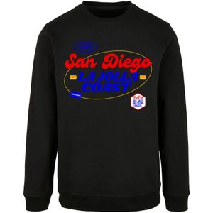 F4NT4STIC Sweatshirt 'San Diego'  blauw / oranje / rood / zwart / wit