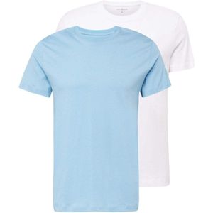 WESTMARK LONDON Shirt 'Daniel'  lichtblauw / wit