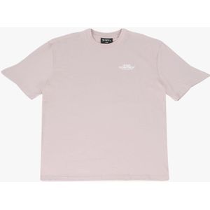 Dropsize Shirt  rosa / wit