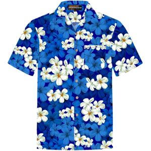 Hawaiihemdshop.de Overhemd 'Classic Blue'  blauw