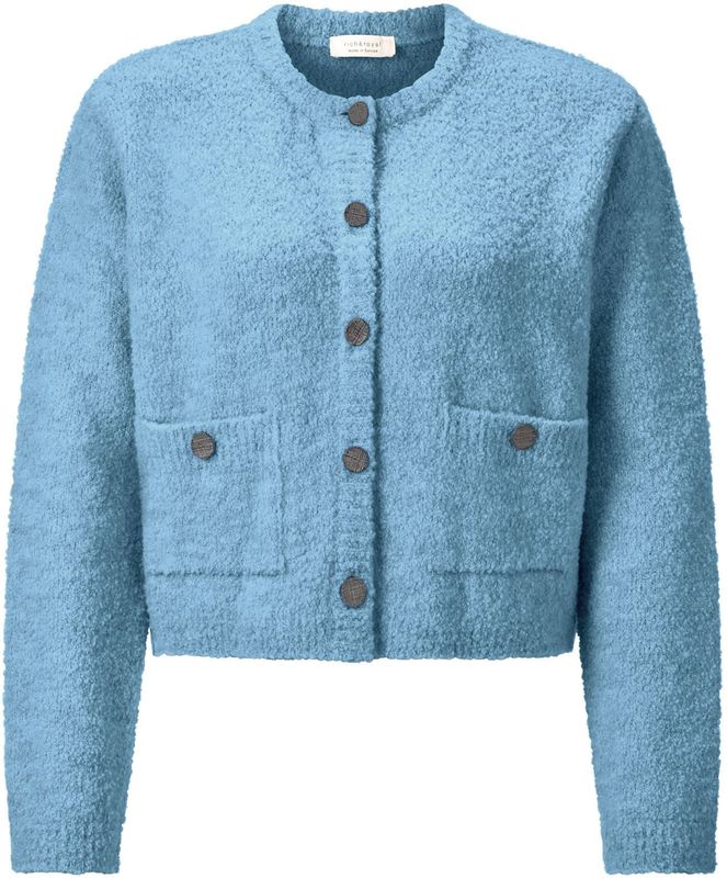 Rich & Royal - Gebreid Vest - Lichtblauw