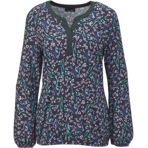 Goldner Blouse  blauw / duifblauw / lila