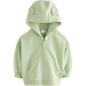 Next Sweatvest  lichtgroen