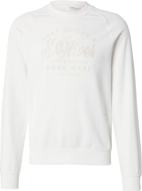 Sweatshirt - Ronde Hals - Geribde Boorden - Geborduurd Logo