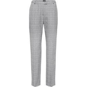 Goldner Pantalon 'Anna'  stone grey / wit