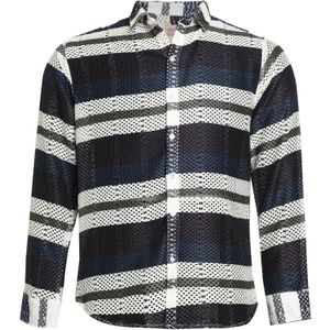 Campus Sutra Gebreid vest 'Xylina'  beige / blauw