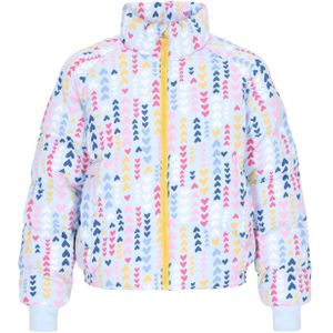 MYMO Winterjas  navy / lichtblauw / geel / lichtroze