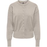 ONLY Gebreid vest 'ONLMio'  donkerbeige