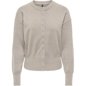 ONLY Gebreid vest 'ONLMio'  donkerbeige