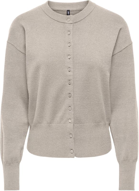 ONLY Gebreid vest 'ONLMio'  donkerbeige