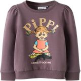 Pippi Langkous - Sweatshirt - Met Glitter Detail - Regular Fit