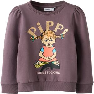 Pippi Langkous - Sweatshirt - Met Glitter Detail - Regular Fit