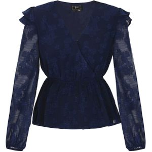 faina Blouse  navy