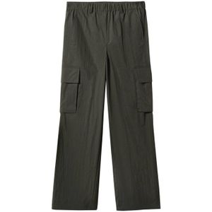 MANGO Cargobroek 'Seul'  donkergroen