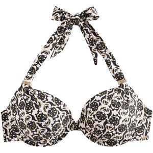 Next Bikinitop  beige / ecru / zwart