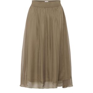 SAINT TROPEZ - SZCoral - A-lijnrok - Beige - 3/4 Lengte